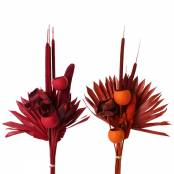 Trockenblumen-Bouquet farbig